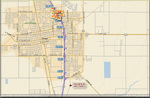 Tulare Hotel Map