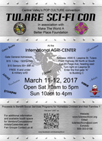 Tulare Sci-Fi Con 2017 - Flyer